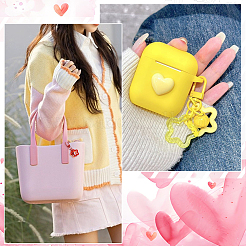 9 шт. 9-х цветные подвесные украшения в виде звезд из смолы&nbsp;AJEW-SP0003-36