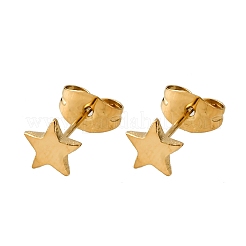 Серьги-гвоздики из нержавеющей стали 304&nbsp;EJEW-Z134-04G