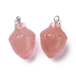 Арбуз камень стеклянные подвески&nbsp;G-G842-01E