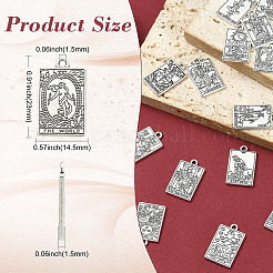 40шт 20 стиля подвески из цинкового сплава в тибетском стиле&nbsp;FIND-CJC0004-36