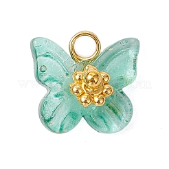 Гальванизированные стеклянные бусины-шармы&nbsp;PALLOY-JF03107-01