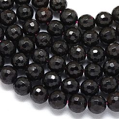 Гранат природный бисер нитей&nbsp;G-B165-A03-8mm