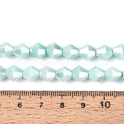 Антикоррозийные гальванические стеклянные бусины&nbsp;LS-GLAA-T025-8mm-13K