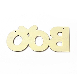 Большие подвески из дерева с односторонним принтом WOOD-I010-12G