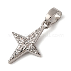 Латунные микро проложить кубического циркония подвески&nbsp;KK-P308-61P