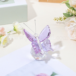 1шт стеклянные хрустальные бабочки для украшения витрины&nbsp;LAMP-CN0001-01A