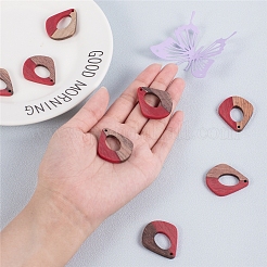 Подвески из смолы и дерева&nbsp;RESI-OL0001-01