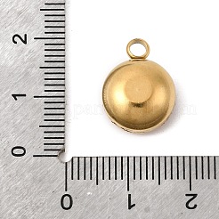 Подвески из нержавеющей стали 304 с камнем-талисманом апреля.&nbsp;STAS-K239-01G-A04