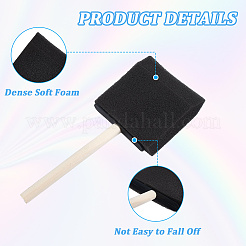 4 шт. губчатая черта с деревянной ручкой&nbsp;DIY-WH20007-70