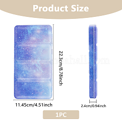 Железная пустая акварель жестяная коробка палитра красок&nbsp;AJEW-WH0270-260B-01