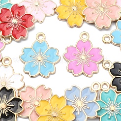 20шт 10 цвета сплава эмалевые подвески&nbsp;ENAM-YW0002-12