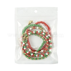 7 шт. браслеты из стеклянных бусин&nbsp;BJEW-FS00031
