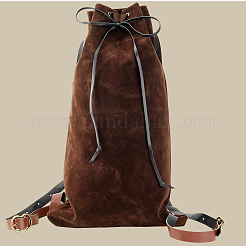 Рюкзаки из флокированного волокна с завязками&nbsp;ABAG-WH20019-02B