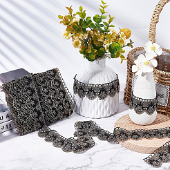 5 ярд филигранной кружевной отделки из полиэстера&nbsp;OCOR-GF0002-13B