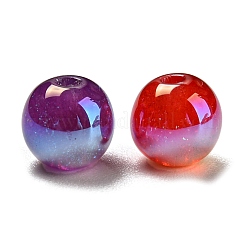 Переливающиеся акриловые бусины с УФ-покрытием&nbsp;MACR-K353-17