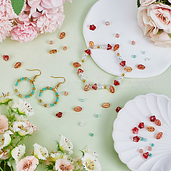 Смешанные стили гальванических стеклянных бусин&nbsp;EGLA-SC0001-34