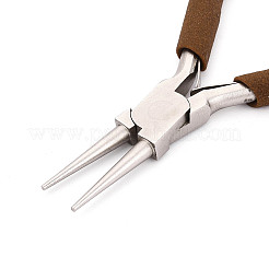 Стальные круглогубцы №55 с нескользящими удобными рукоятками.&nbsp;TOOL-N008-11