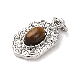 Природных тигровый глаз подвески&nbsp;KK-A279-15P