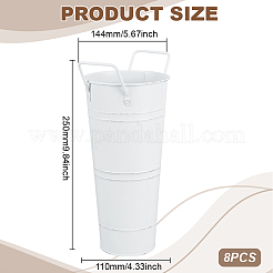 Ваза для цветов из оцинкованного железа&nbsp;DIY-WH0899-461A