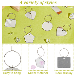 Подвески из акрилового бокала&nbsp;AJEW-GA00008