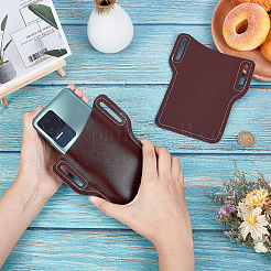 2 шт. чехол для мобильного телефона из искусственной кожи на ремень&nbsp;AJEW-GF0005-26A