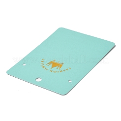 Карточки для демонстрации прямоугольных бумажных ожерелий с отверстием для подвешивания CDIS-M005-01