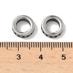 Ретро-бусины-разделители из хирургической нержавеющей стали 316&nbsp;STAS-L307-14AS