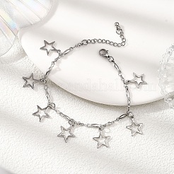 Браслеты с подвесками из нержавеющей стали 304&nbsp;BJEW-JB12840