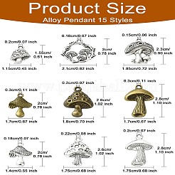 60шт 15 стиля подвески из сплава в тибетском стиле&nbsp;TIBEP-YW0001-81