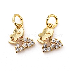 Латунь подвески циркония кубической&nbsp;X-RB-I077-08G-RS