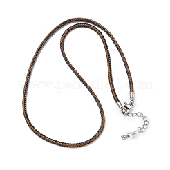 Изготовление ожерелья из плетеного нейлонового шнура толщиной 2.5 мм&nbsp;FIND-G095-01P