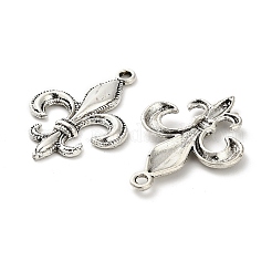 Подвески из сплава в тибетском стиле с символом лилии&nbsp;PALLOY-E776-01AS-01