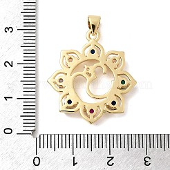 Латунные микро проложить кубического циркония подвески&nbsp;KK-H529-28G