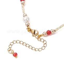 Браслеты из бисера из окрашенного натурального малайзийского нефрита для женщин BJEW-JB12028-01