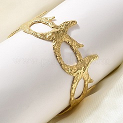 Текстурированные браслеты-манжеты из нержавеющей стали 304&nbsp;LS-BJEW-G734-01A-G