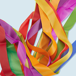 4 шт. полиэстеровые танцевальные ленты&nbsp;AJEW-CY0001-67