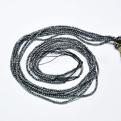 Синтетический немагнитная синтетический гематит бисер пряди&nbsp;G-J002-06F
