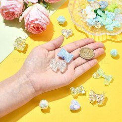 Акриловые бусины с уф-покрытием&nbsp;FIND-CJC0010-90B