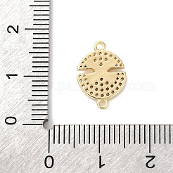 Подвески-соединители из латуни с микро-паве и прозрачными фианитами&nbsp;LS-KK-K406-01A-G