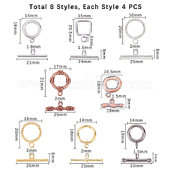 Латуни Переключить застежками&nbsp;KK-FH0001-43