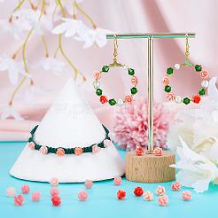 40шт 5 цвета синтетические бусины-ракушки&nbsp;BSHE-TA0001-07