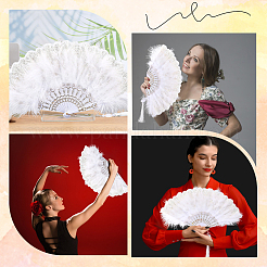 Дизайн пластиковых и перьевых вееров&nbsp;AJEW-WH20064-47B