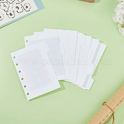 Разделители для переплета из полипропилена с 6 отверстием&nbsp;AJEW-WH0541-42B