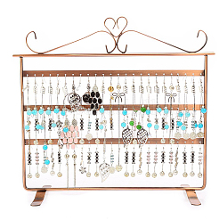 Трехуровневая прямоугольная подставка для железных сережек&nbsp;CON-PW0001-153A