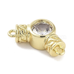 Латунные микропаве прозрачные кубические циркониевые подвески&nbsp;KK-M293-48G