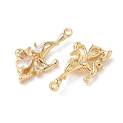 Латунные микро проложить кубического циркония подвески&nbsp;KK-S531-03G