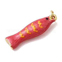 Латунь эмаль подвески&nbsp;KK-H092-08G-02