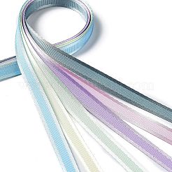 Лента в полоску из полиэстера 18 ярда 6 цветов&nbsp;SRIB-C001-B09