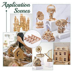 Палочки для поделок из бука&nbsp;WOOD-WH0022-27A