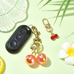 Подвеска в виде вишневого лэмпворка и смолы&nbsp;HJEW-SW00115-02